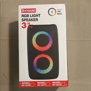 RGB Light Speaker - Black